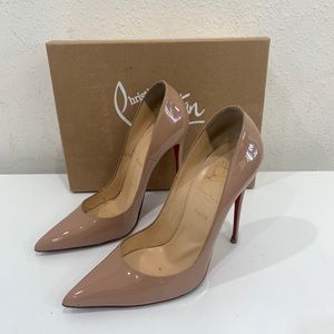 Christian Louboutin So Kate 120 Nude Pumps